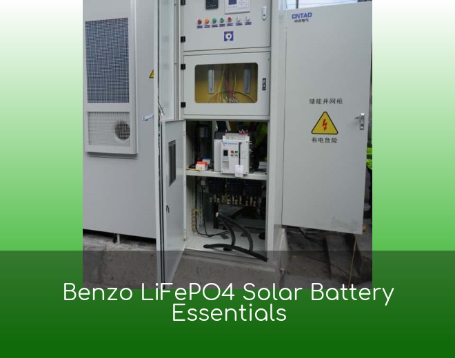 Benzo LiFePO4 Solar Battery Essentials